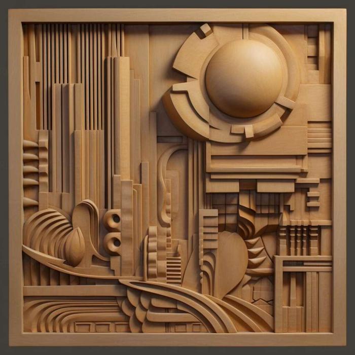 نموذج ثلاثي الأبعاد لآلة CNC 3D Art 